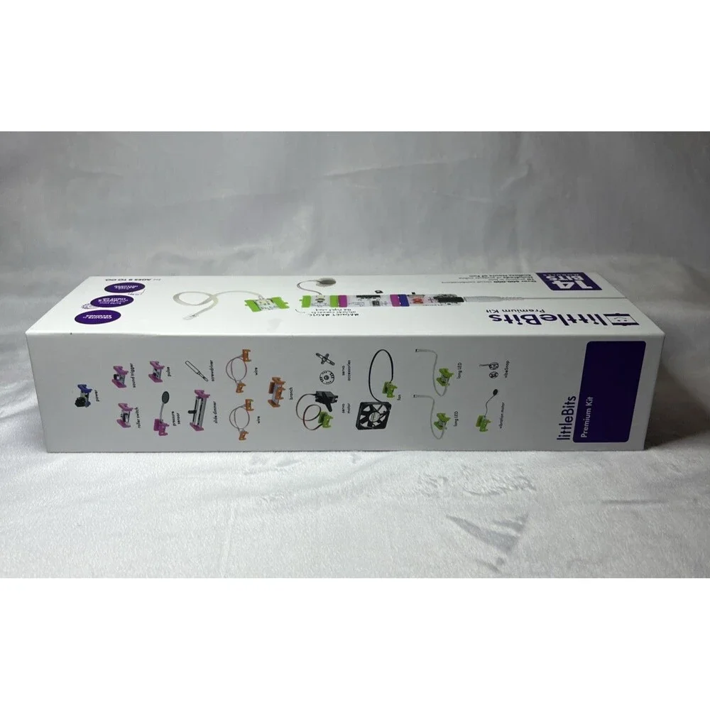 littleBits Premium Kit STEM Toy Electronics Set - 14 Bits Modules - Complete